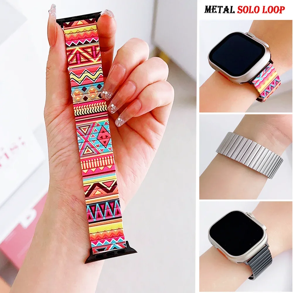 Luxury Watch Ap - Metal bohemia Strap for Apple Watch
