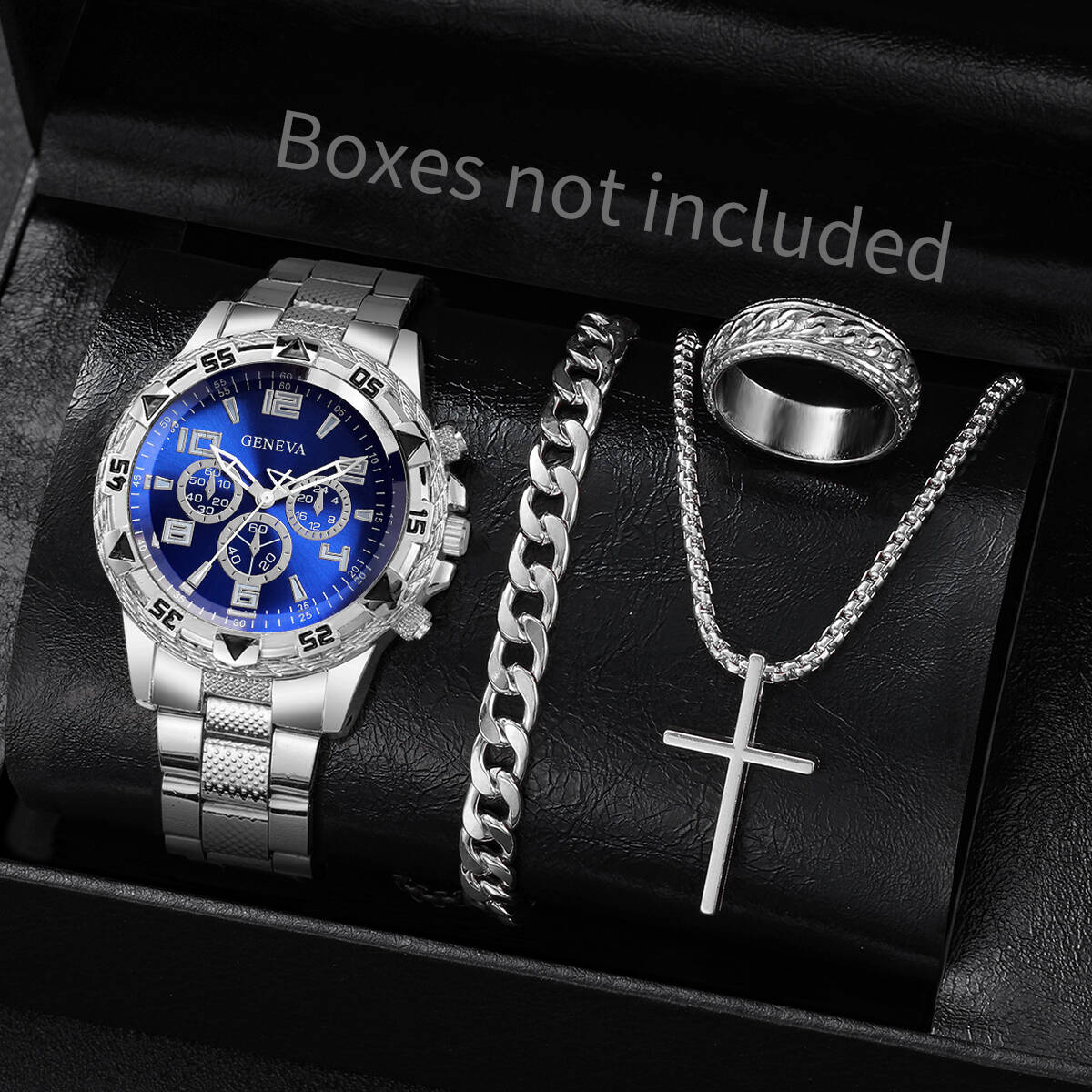 Luxury Watch Market - 4PCS/Set Fashion Men Business Watches Luxury