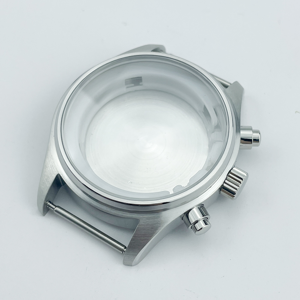 43mm Pilot Watch Case Chronogr - Chronograph Flyback Watch ulasan dan harga