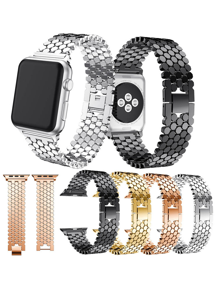 Stainless Steel Strap For Appl - Luxury Watch Ap ulasan dan harga