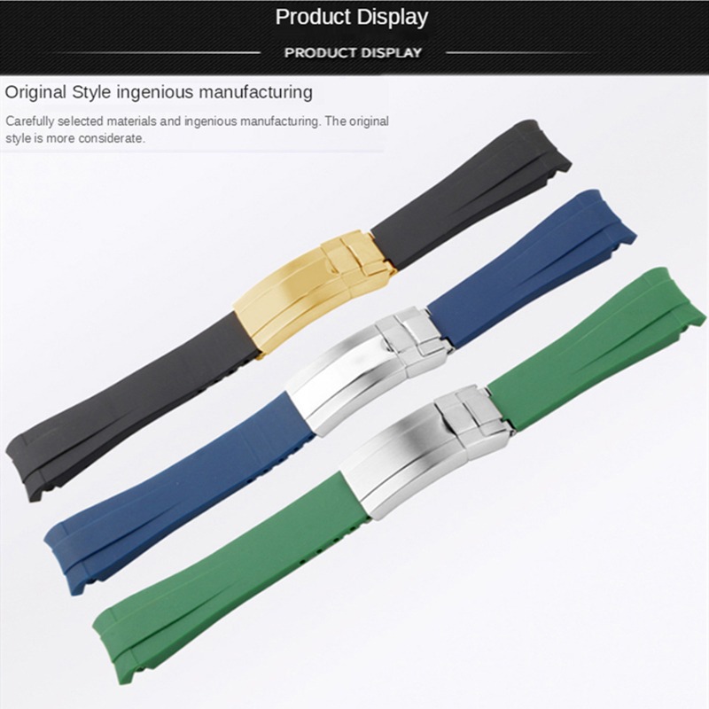 For Rolex 20mm Silicone Watch  - Rolex Watch Daytona ulasan dan harga