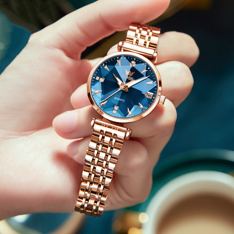 Women Luxury Crystal Date Watc - Open Heart Watch ulasan dan harga