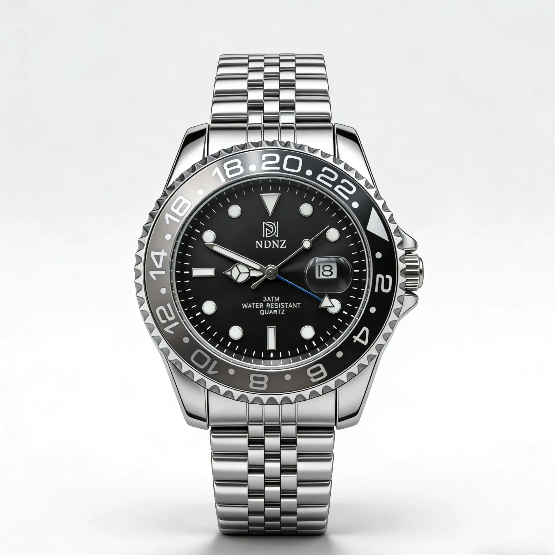 NDNZ Two-Tone Bezel GMT Watch, - Luxury Watch Ap ulasan dan harga