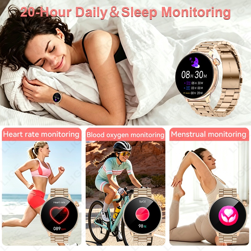 LIGE Luxury Women Smart Watch  - Luxury Watch On Wrist ulasan dan harga