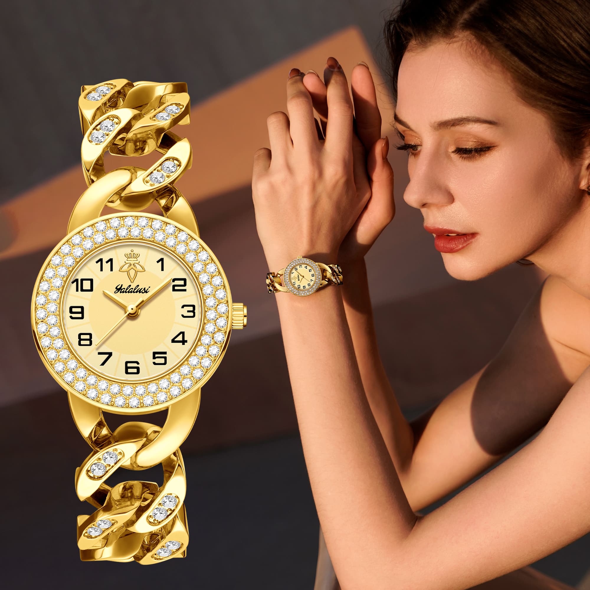YaLaLuSi Stylish Ladies’ Luxur - Luxury Watch List ulasan dan harga