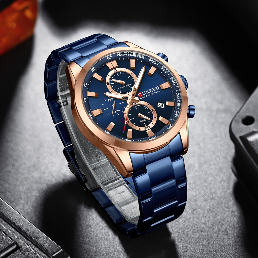 CURREN Luxury Fashion Chronogr - Luxury Watch Market ulasan dan harga