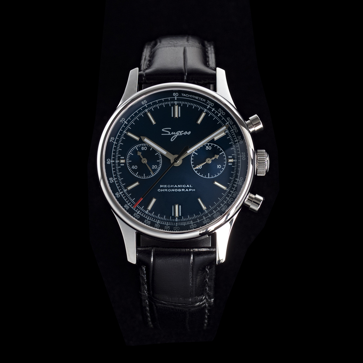 Sugess 1963 Pilot Mens Watch C - Chronograph Flyback Watch ulasan dan harga