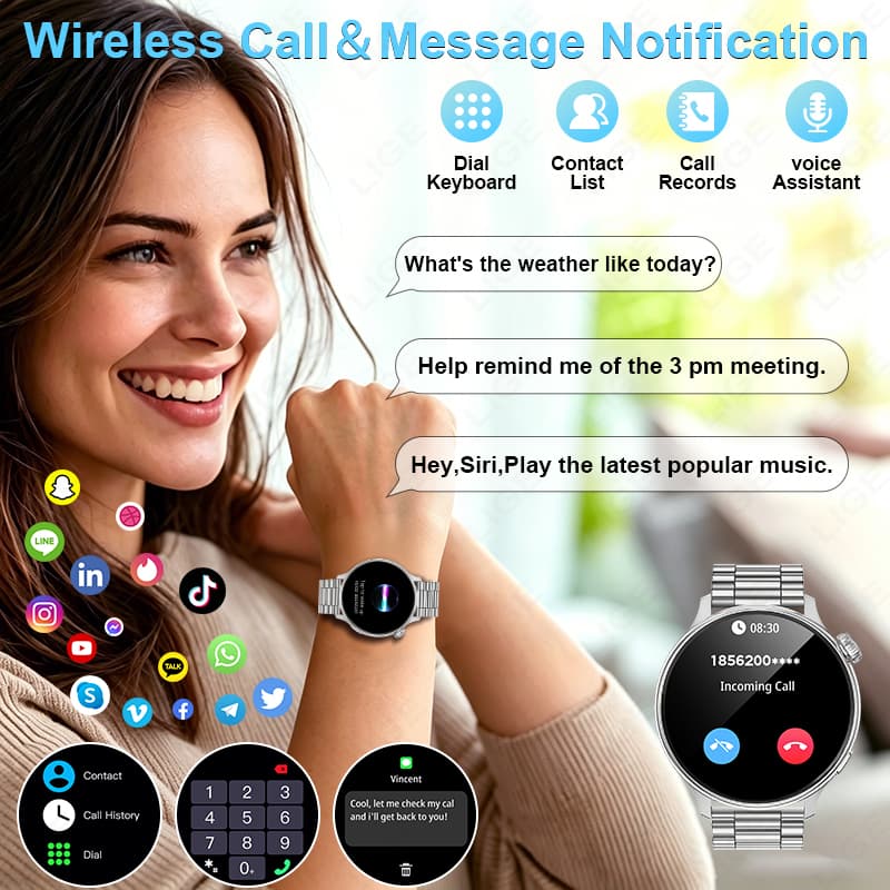 2026 Fashion Elegant Smart Wat - Luxury Watch On Wrist ulasan dan harga