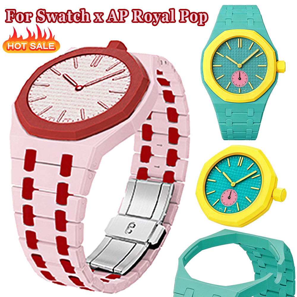 Bioceramic Case+Strap For Swat - Luxury Watch Ap ulasan dan harga