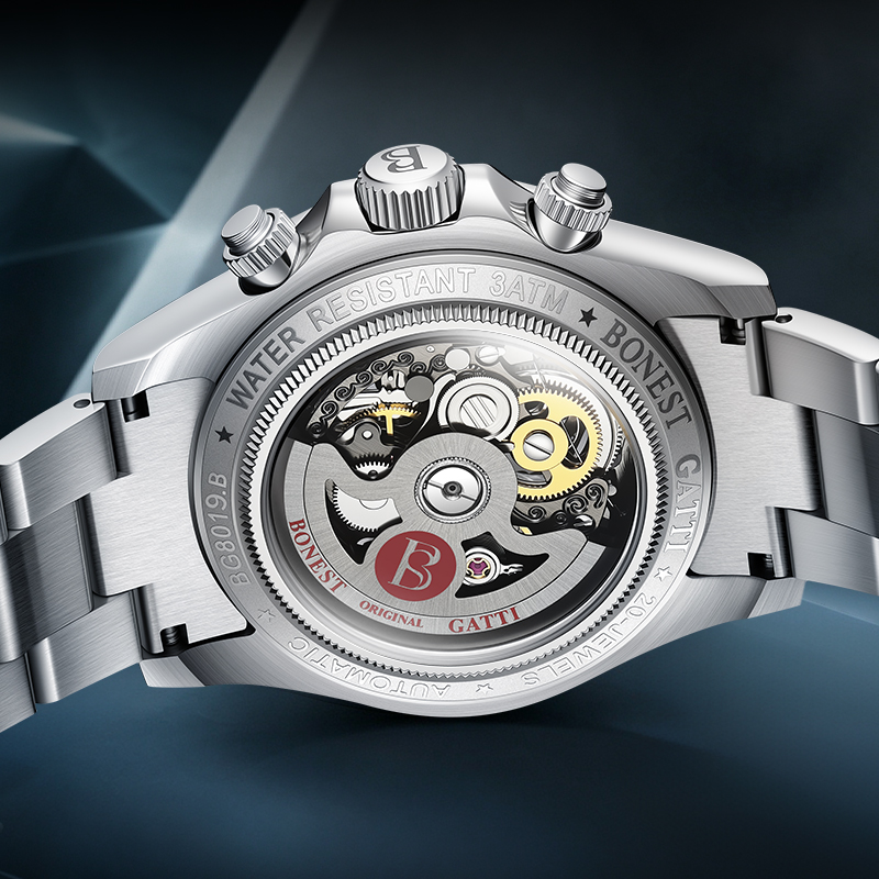BONEST GATTI Men Watch Automat - Chronograph Flyback Watch ulasan dan harga