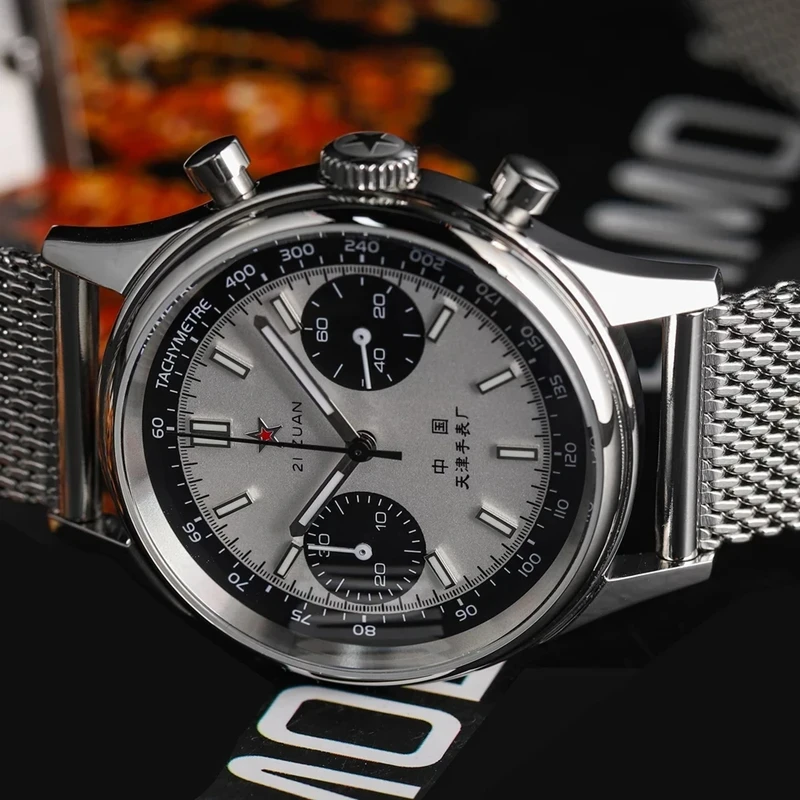 42mm China Aviation Chronograp - Chronograph Flyback Watch ulasan dan harga