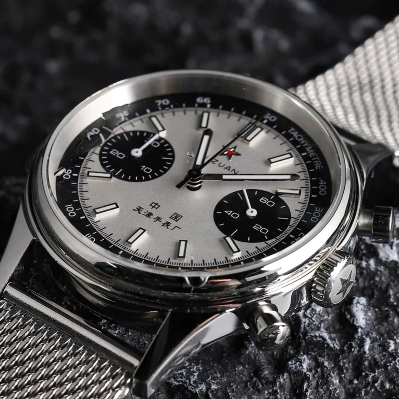 42mm China Aviation Chronograp - Chronograph Flyback Watch ulasan dan harga