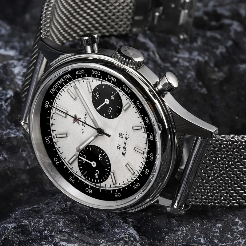 42mm China Aviation Chronograp - Chronograph Flyback Watch ulasan dan harga