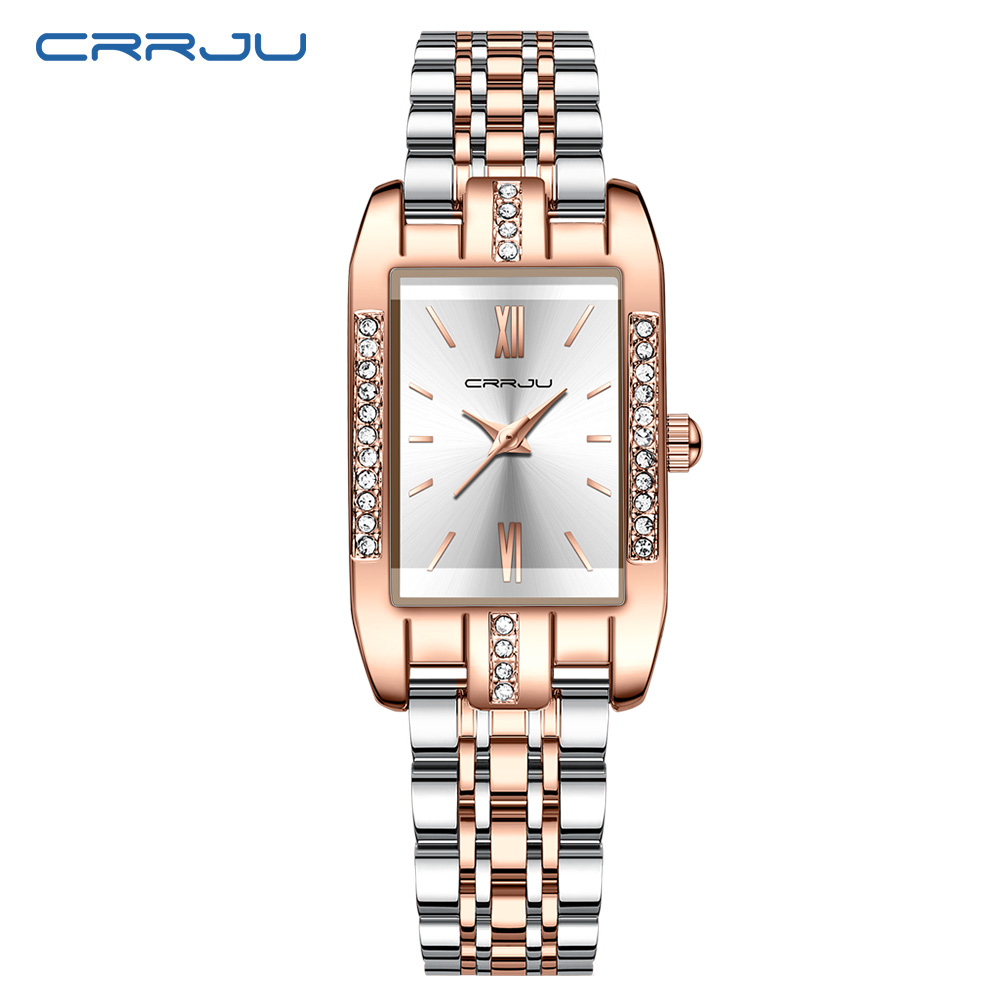 CRRJU Luxury Square Watch for  - Luxury Watch For Girls ulasan dan harga