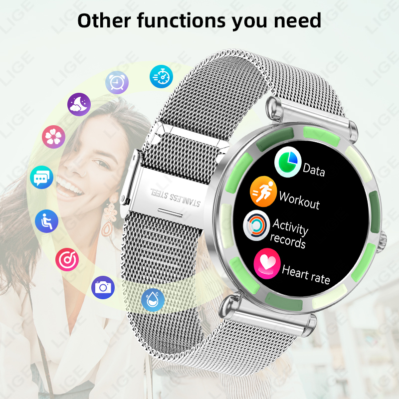 LIGE Luxury Women Smart Watche - Luxury Watch On Wrist ulasan dan harga