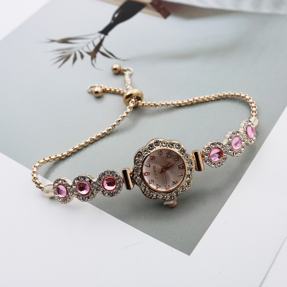 Fashion Rhinestone Women Quart - Open Heart Watch ulasan dan harga