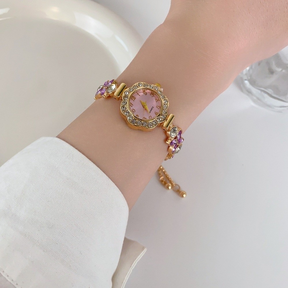 Fashion Rhinestone Women Quart - Open Heart Watch ulasan dan harga