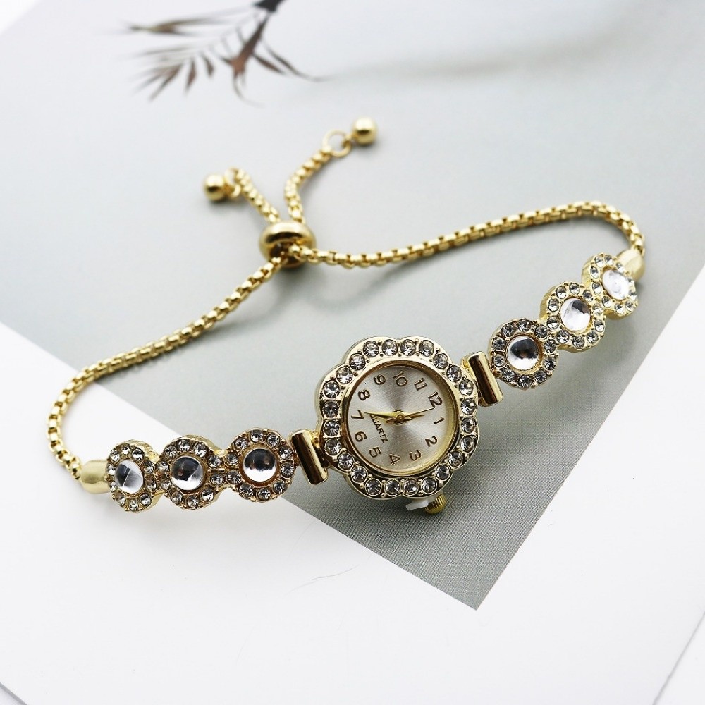 Fashion Rhinestone Women Quart - Open Heart Watch ulasan dan harga