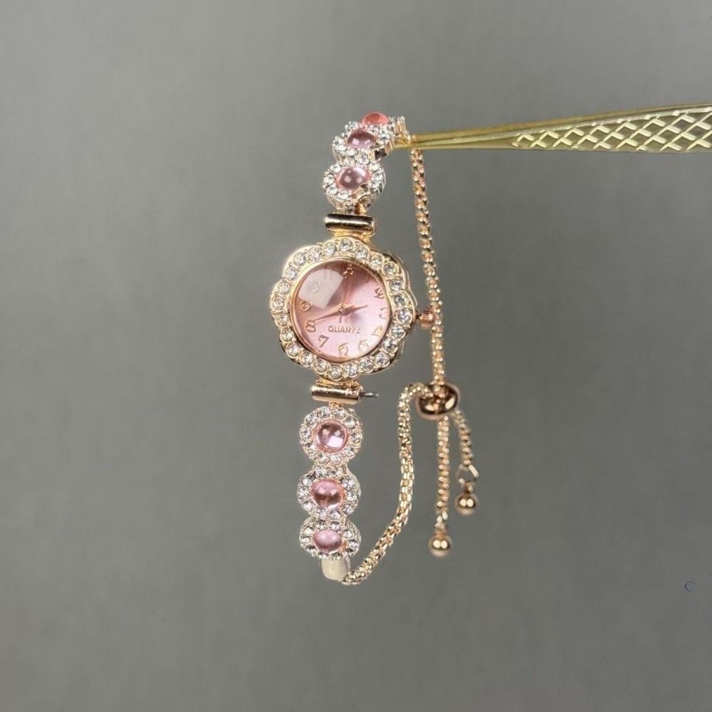 Fashion Rhinestone Women Quart - Open Heart Watch ulasan dan harga