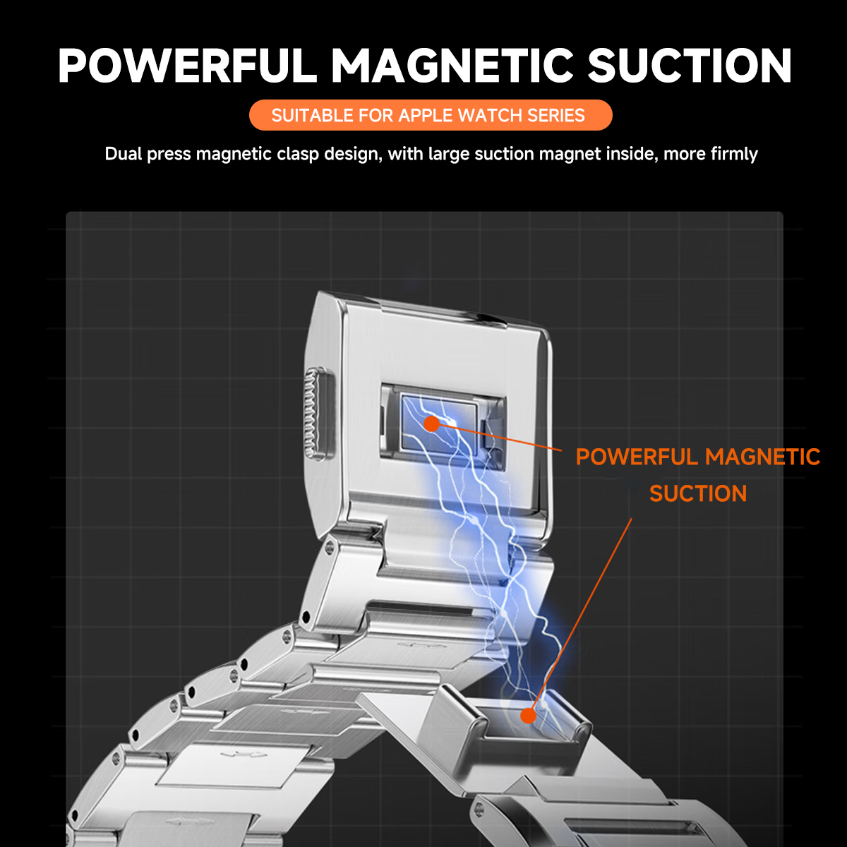Stainless Steel Strap for Appl - Luxury Watch Ap ulasan dan harga