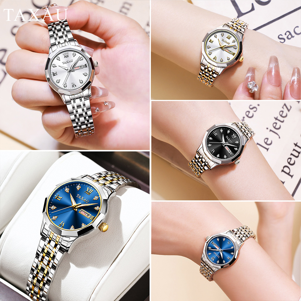 OLEVS Fashion Golden Watch for - Luxury Watch For Girls ulasan dan harga