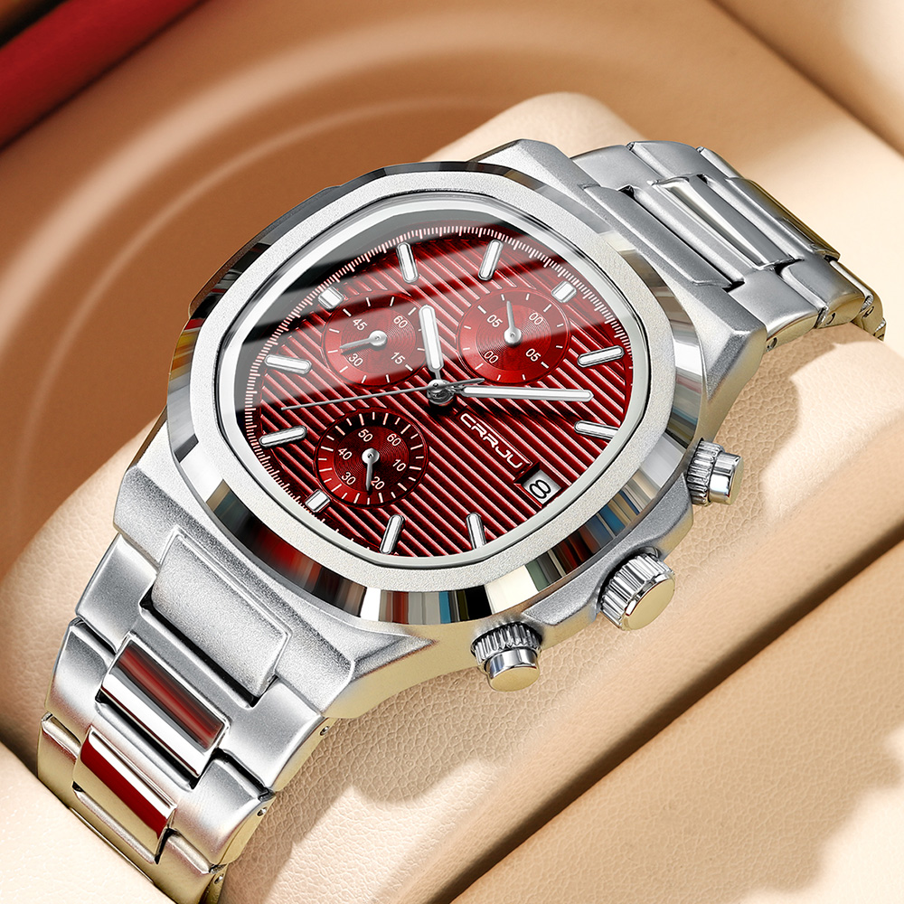 CRRJU Luxury Man Watch Busines - Luxury Watch Ap ulasan dan harga
