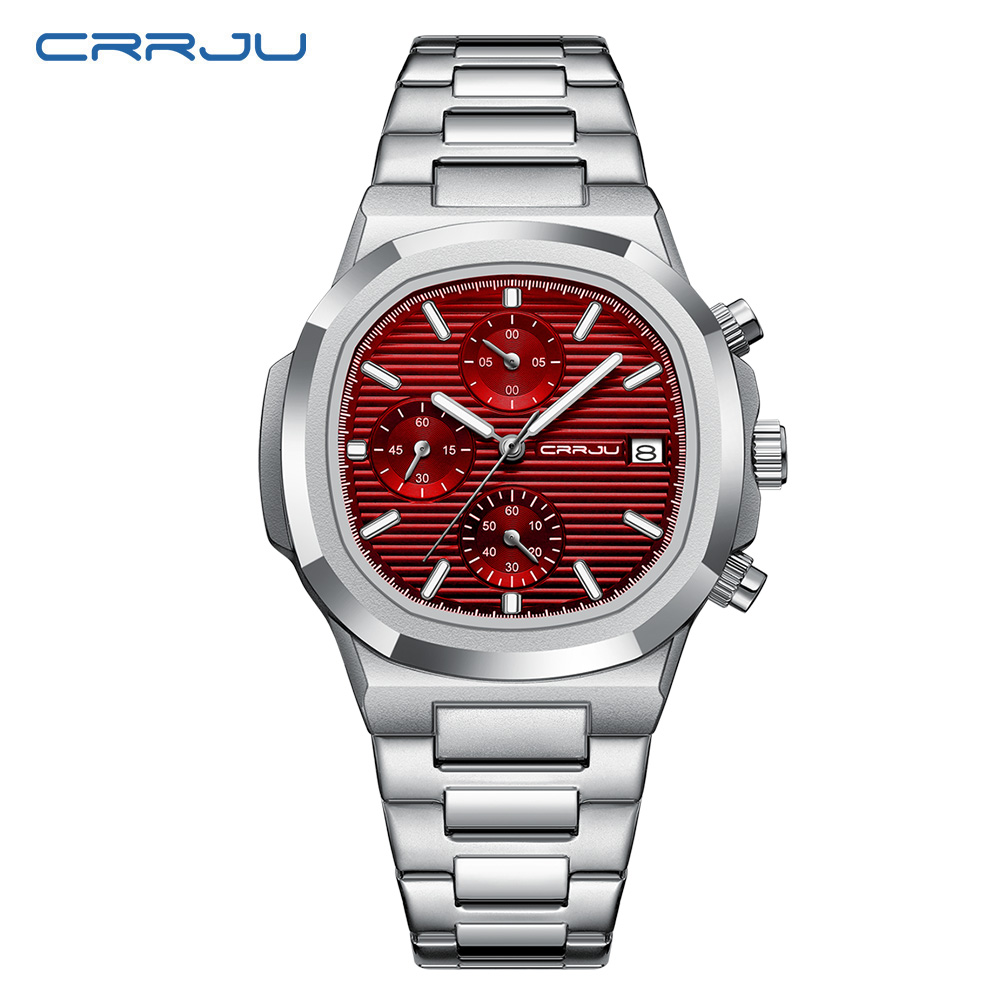 CRRJU Luxury Man Watch Busines - Luxury Watch Ap ulasan dan harga