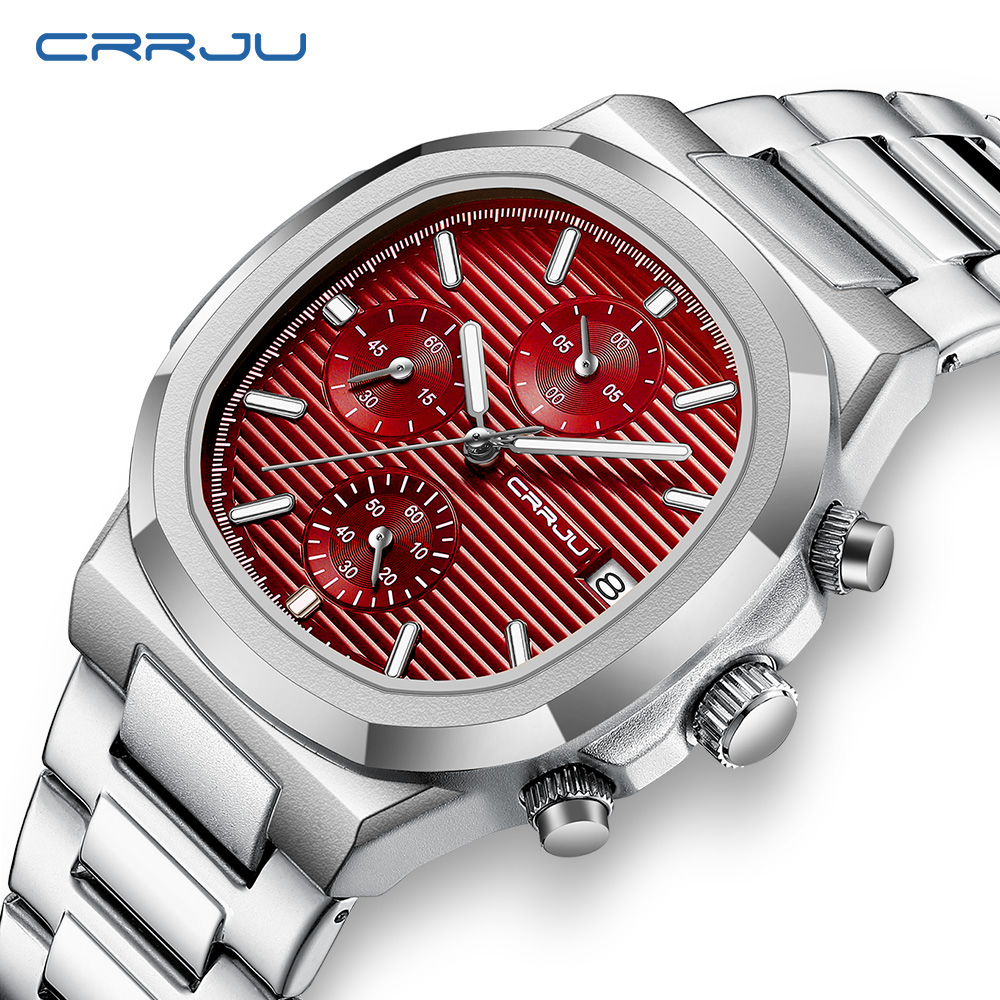 CRRJU Luxury Man Watch Busines - Luxury Watch Ap ulasan dan harga
