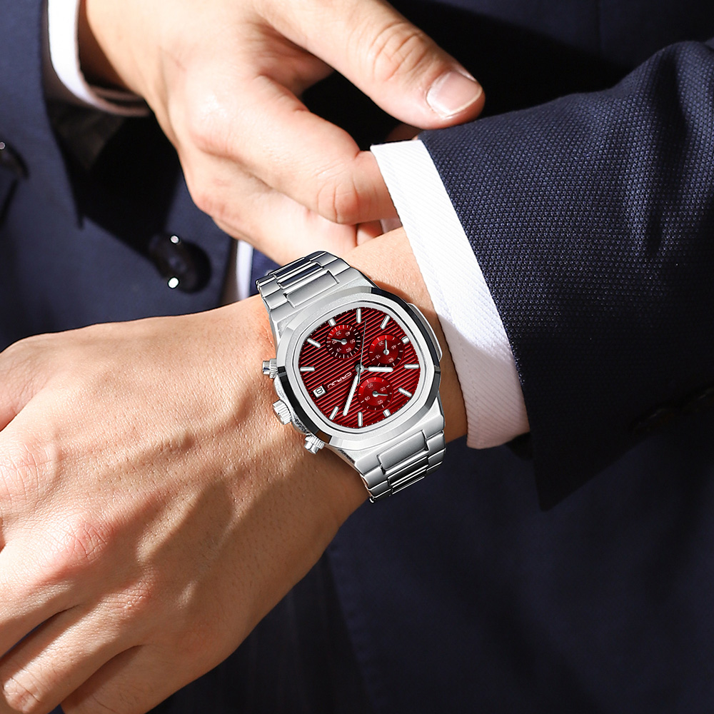 CRRJU Luxury Man Watch Busines - Luxury Watch Ap ulasan dan harga