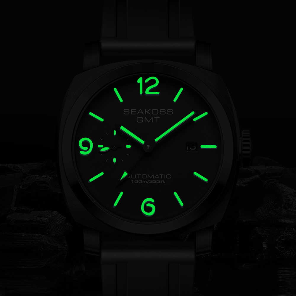 SEAKOSS 45mm Diving GMT Watch  - Chronograph Flyback Watch ulasan dan harga