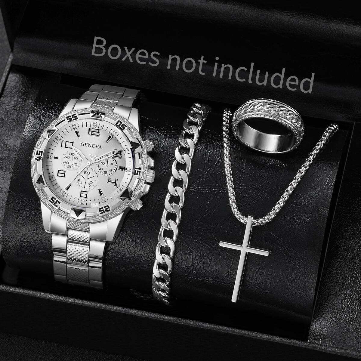 4PCS/Set Fashion Men Business  - Luxury Watch Market ulasan dan harga
