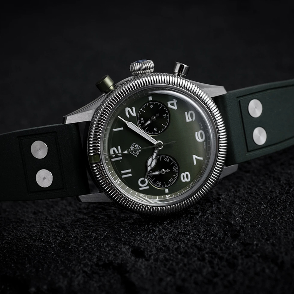 IXDAO 2026 New Pilot 39mm VK64 - Chronograph Flyback Watch ulasan dan harga