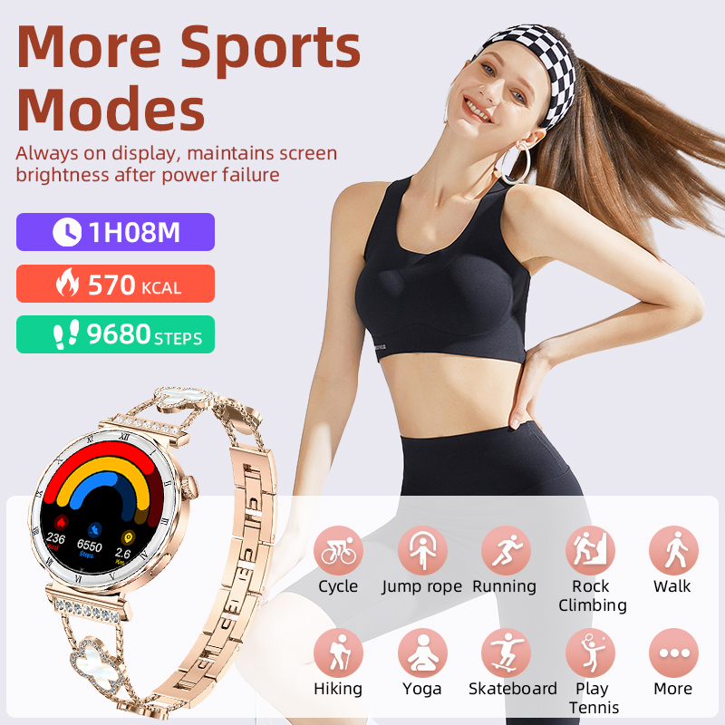 LIGE Luxury Smart Watch Women  - Luxury Watch On Wrist ulasan dan harga