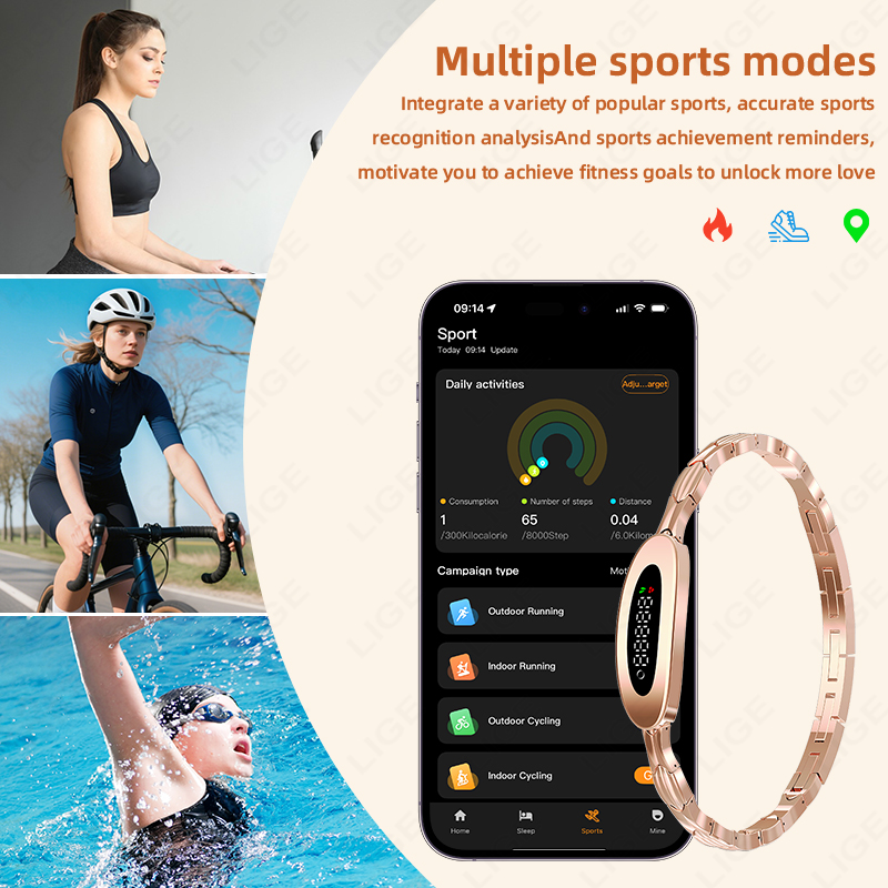 LIGE 2026 Hot Smart Bracelet L - Luxury Watch On Wrist ulasan dan harga