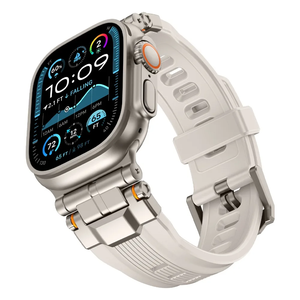 Luxury Silicone Strap for Appl - Luxury Watch Ap ulasan dan harga