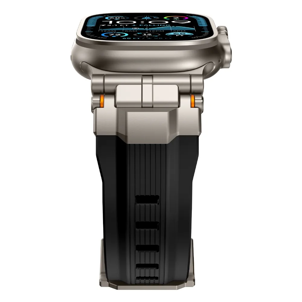 Luxury Silicone Strap for Appl - Luxury Watch Ap ulasan dan harga