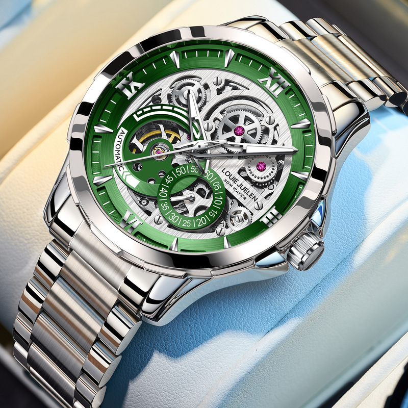 Automatic Mechanical Watch Men - Chronograph Flyback Watch ulasan dan harga